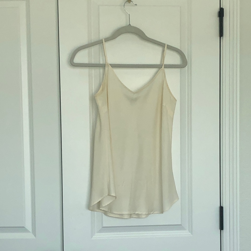 Garnet Hill Cream Camisole Top